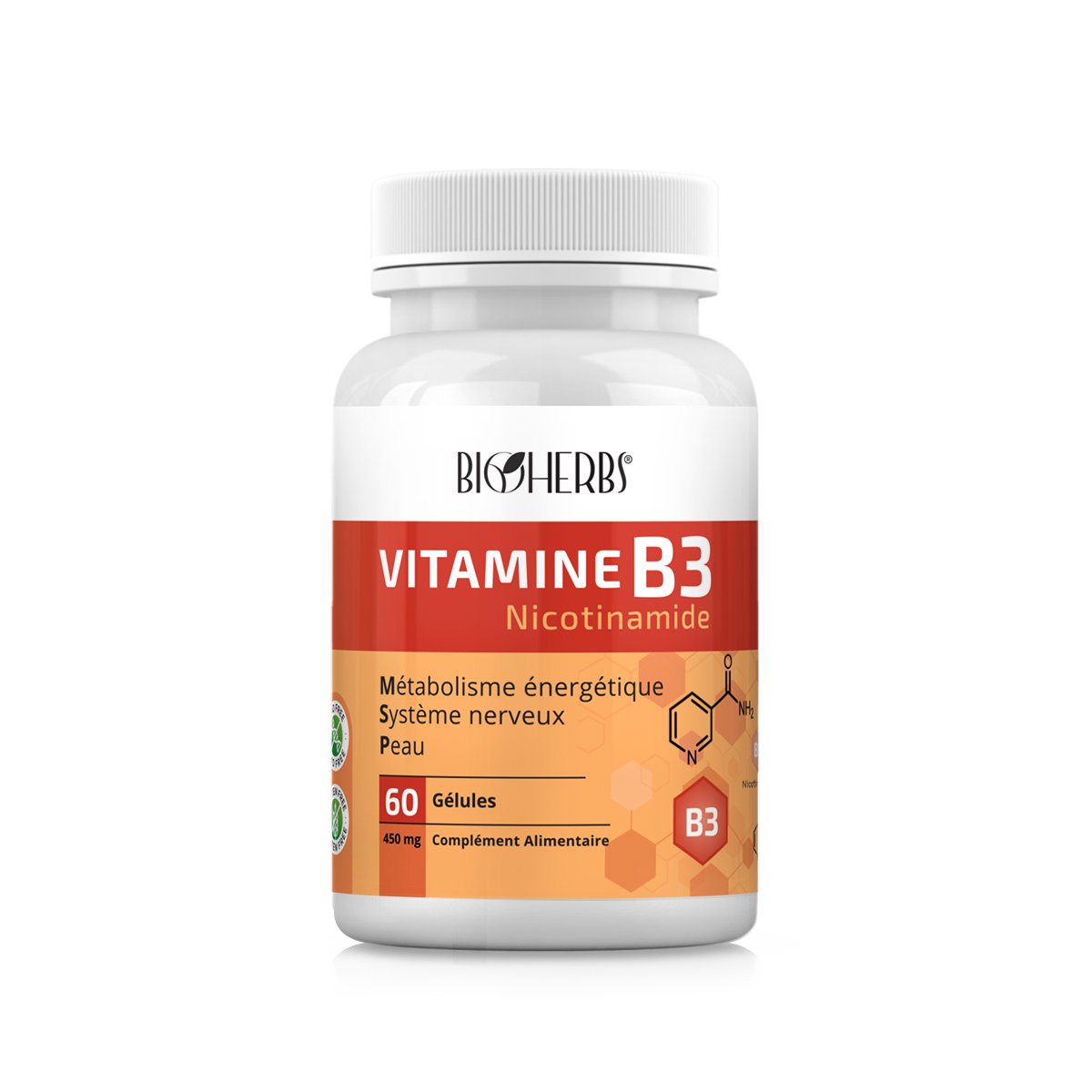 Vitamine B3 Nicotinamide | BioHerbs Tunisie